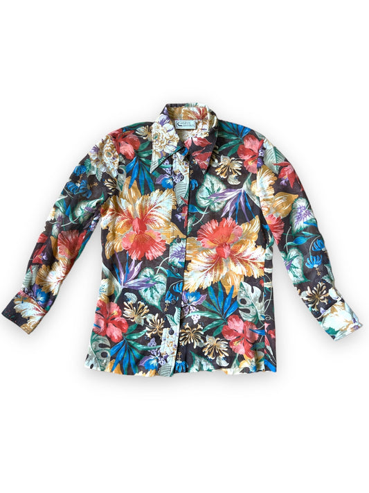 CAMPUS CASUALS OVERSIZED FLORAL SHIRT