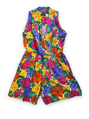 MHM MELISSA HARPER FLORAL ROMPER