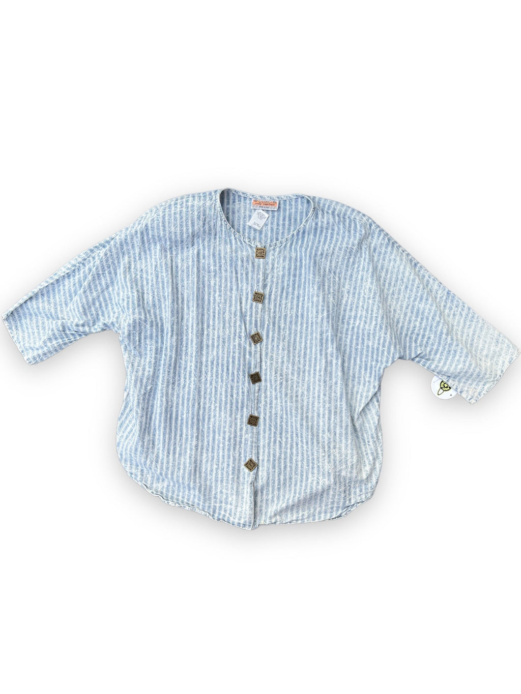 SOHO UNIQUE SPORTSWEAR DENIM STRIPED SHIRT