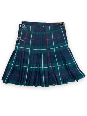 BORN IN SCOTLAND GREEN PLAID KILT
