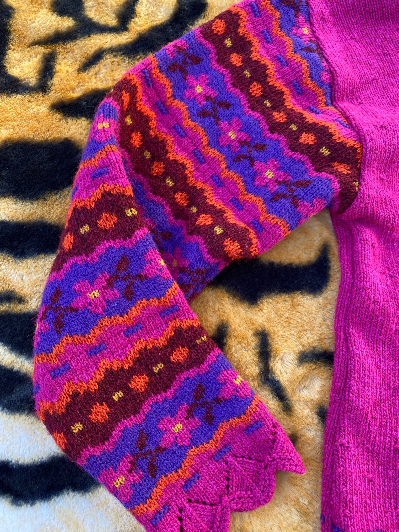 MAGENTA & PURPLE KIDS SKIRT SET