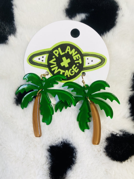 PALM TREE EARRINGS