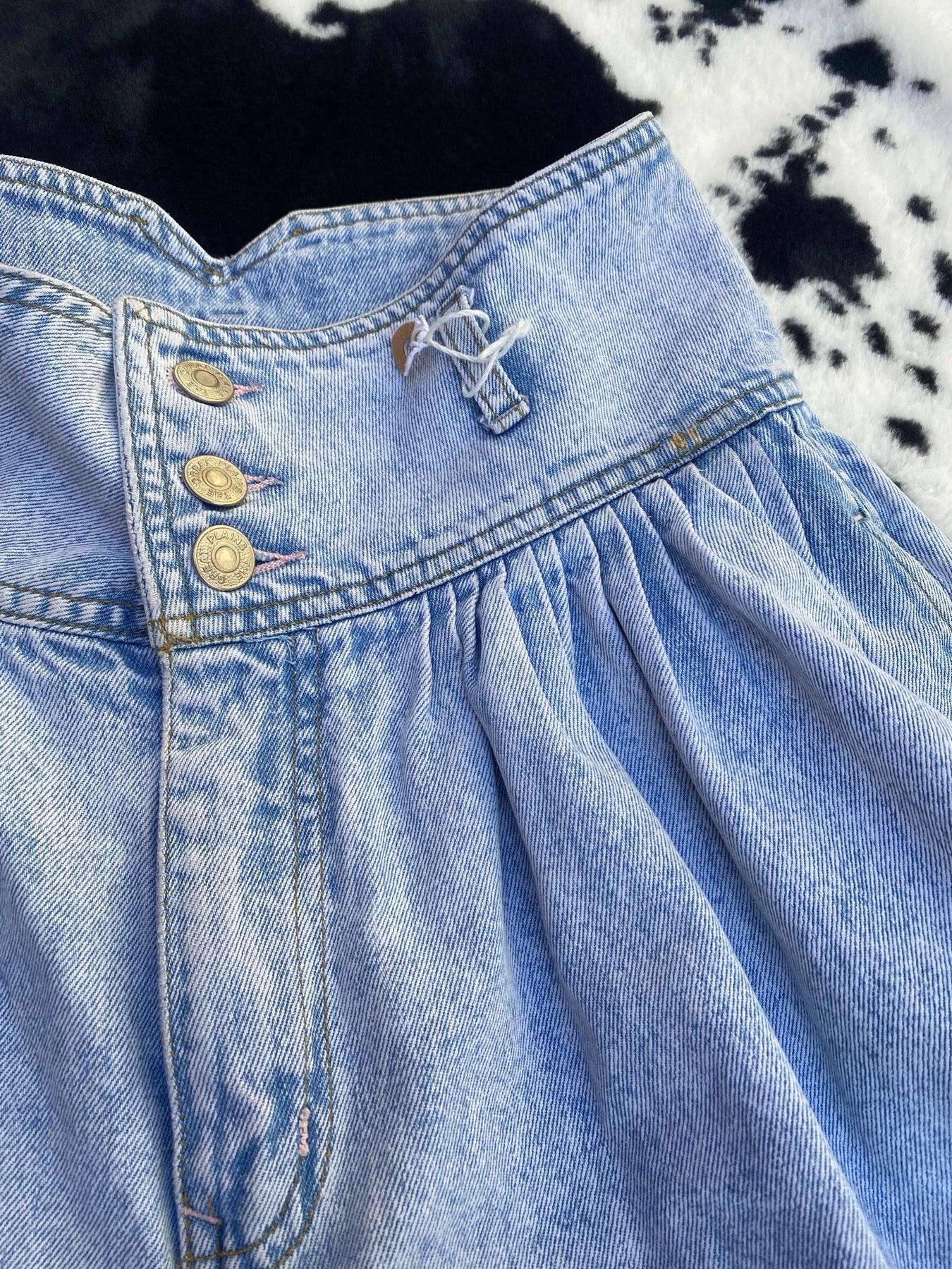 GREAT PLAINS HIGH WAISTED DENIM SHORTS