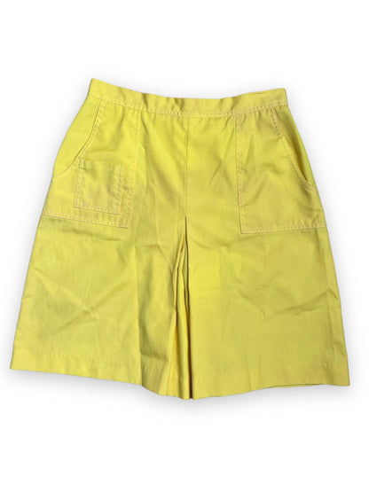 KORET YELLOW PLEATED SHORTS