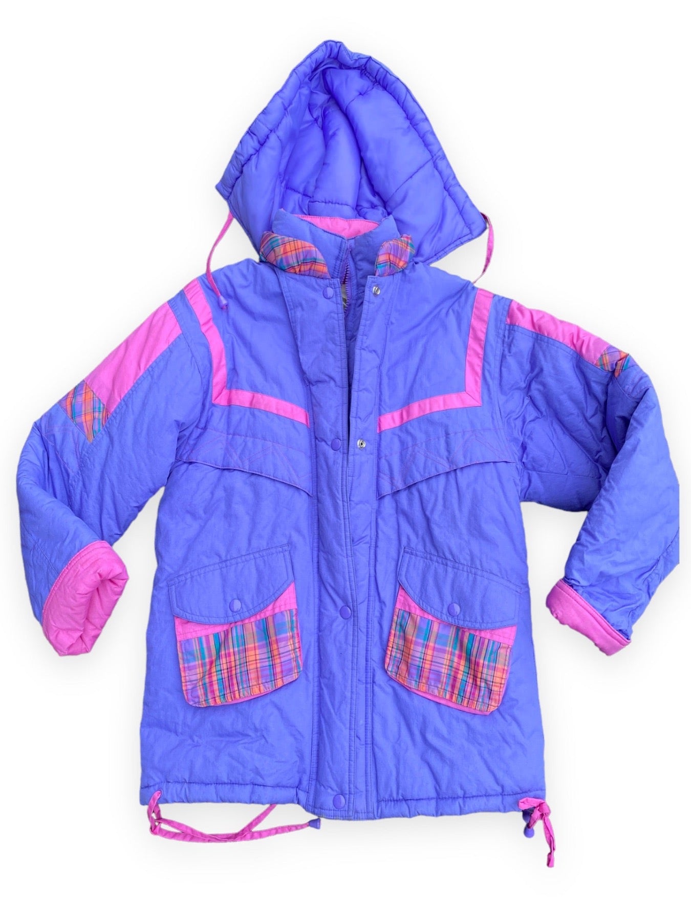 ASPEN PURPLE & PINK PUFFY JACKET