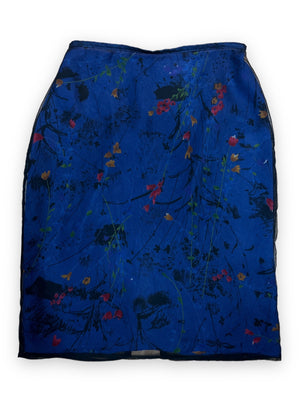 MIX IT MESH FLORAL MINI SKIRT