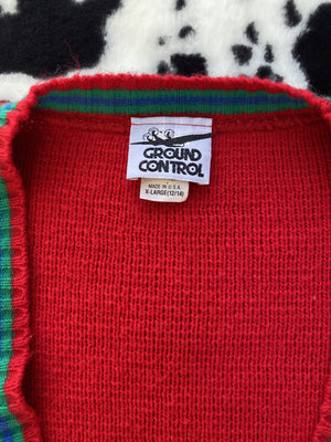 GROUND CONTROL SLAP SHOT HOCKEY CARDIGAN