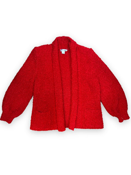 ADELE JOYCE RED CARDIGAN