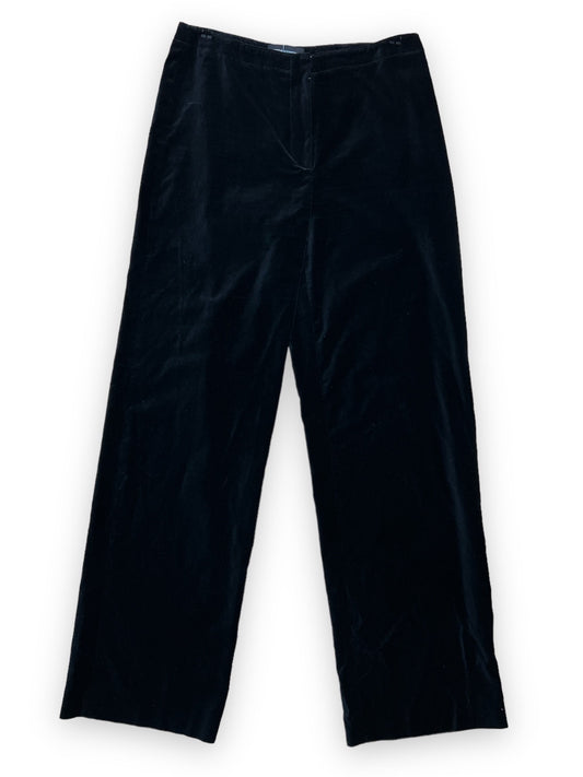 MODA INTERNATIONAL BLACK VELVET PANTS