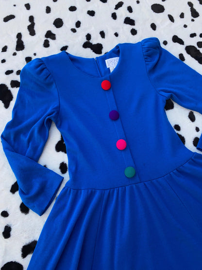 EXPO KIDS ELECTRIC BLUE DRESS