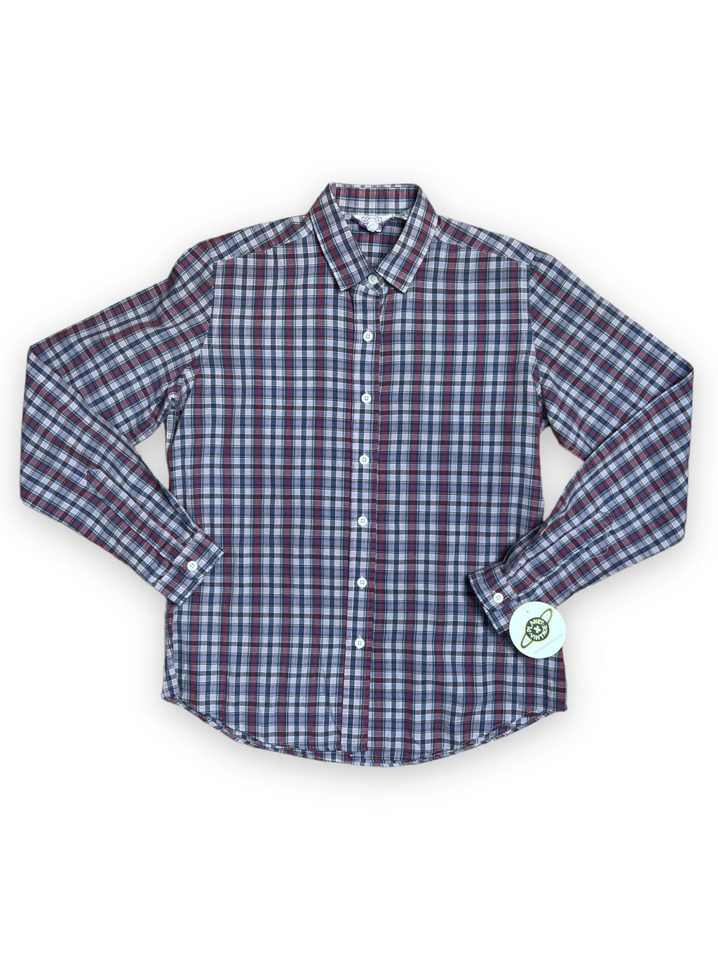 BRASS PLUM PLAID LONG SLEEVE SHIRT