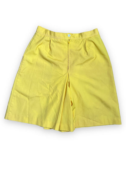 KORET YELLOW PLEATED SHORTS