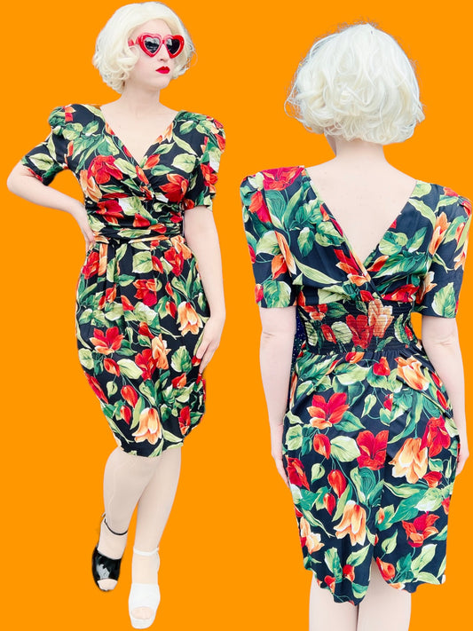 JMLA TROPICAL PLANTS DRESS