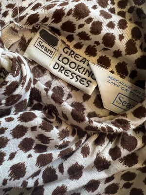 SEARS GREAT LOOKING CHEETAH DRESS