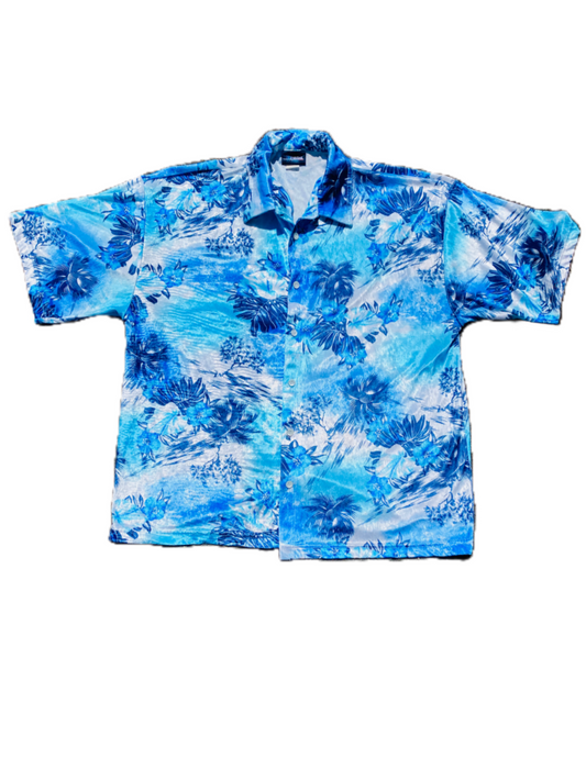 HOAX VELVET BLUE CRUSH TROPICAL SHIRT