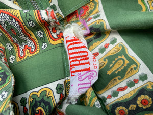 MISS TRUDE GREEN PAISLEY DRESS