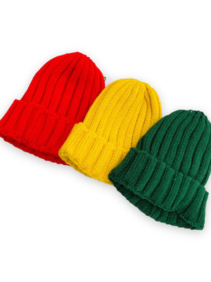 RIBBED BEANIE